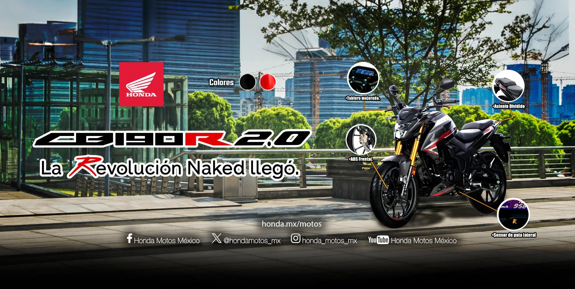 banner of NEw CB190R 2.0